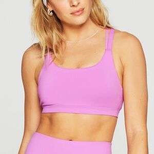 Fabletics sports bra, purple, NWT, small